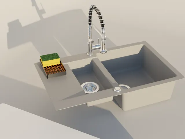 Bathroom or kitchen tray