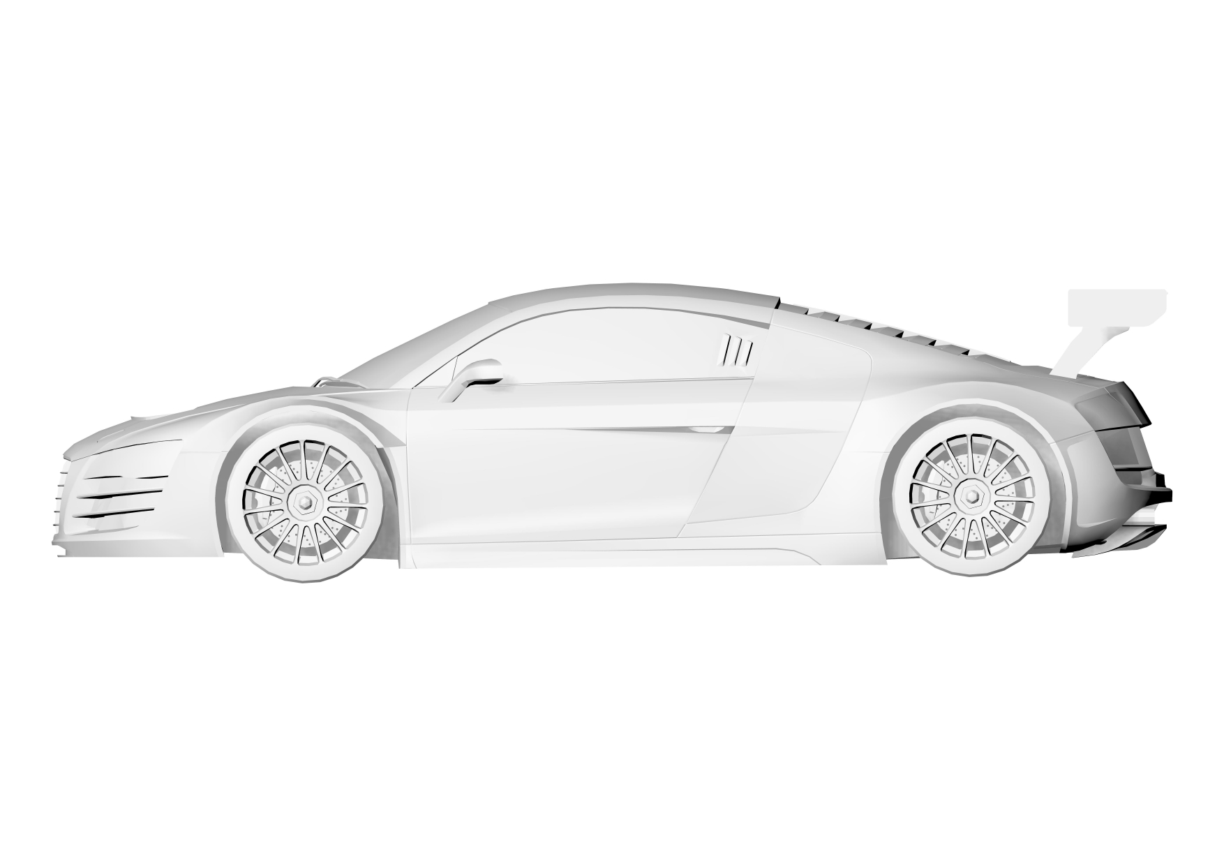 Audi R8 LMS 1:50 by Maciej | Download free STL model | Printables.com