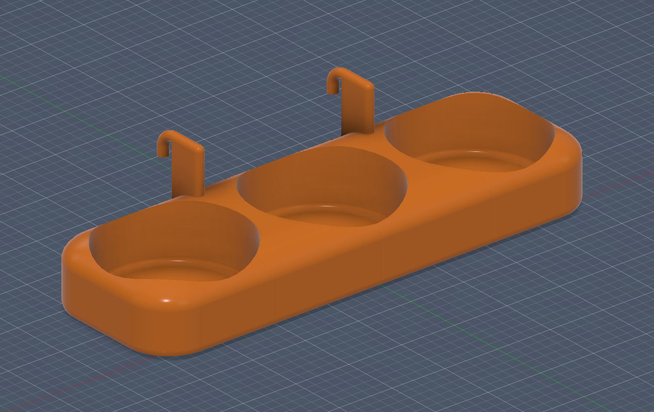 SKADIS 3x Bottle Holder (62mm Bottles)