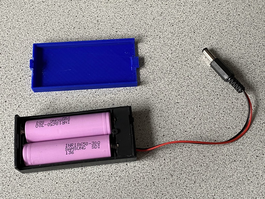 Repair or Spare Lid for BatteryHolder 2x18650 LiIon (Batterie Deckel)