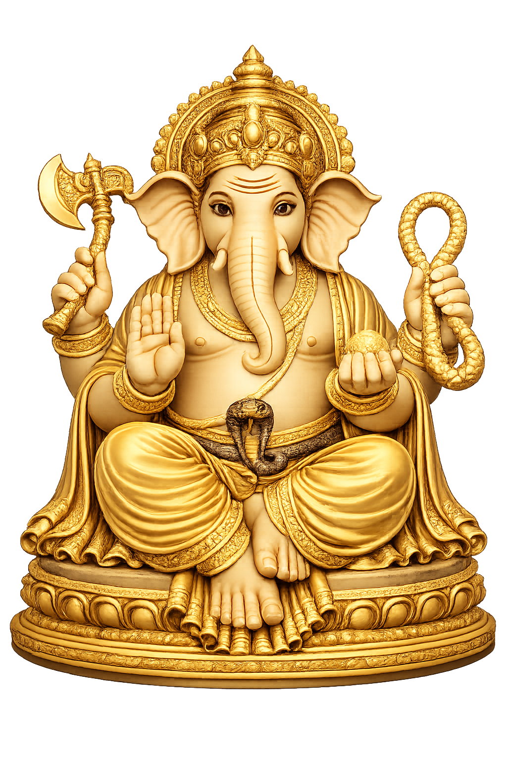 Dakshinabhimukhi Ganesha - High Detail Model