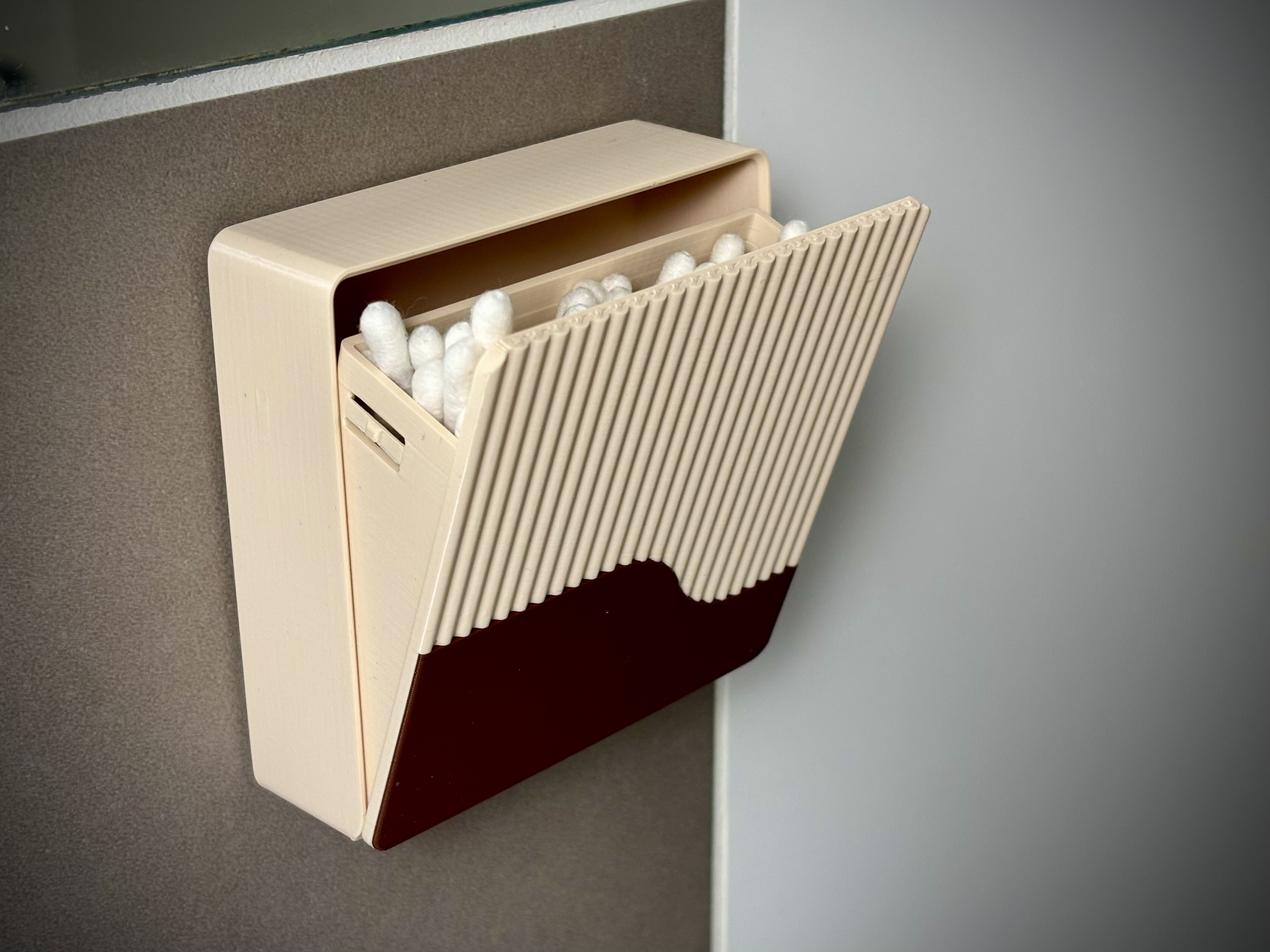Tilt Box Bathroom Organizer | Q-Tip Box