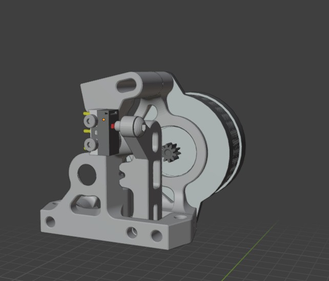 Titania extruder filament detection 10od bearing