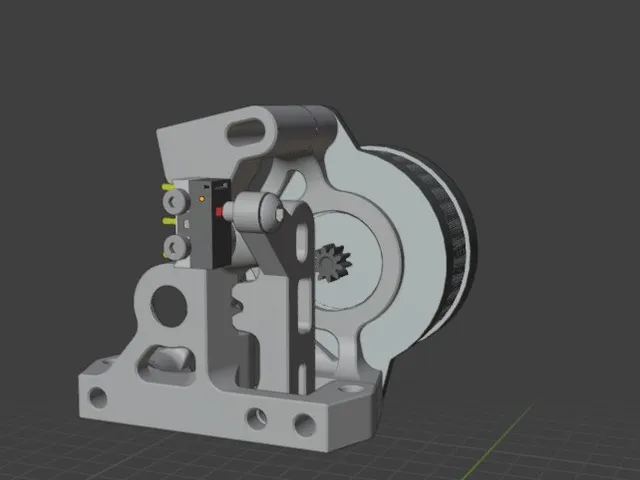 Titania extruder filament detection 10od bearing