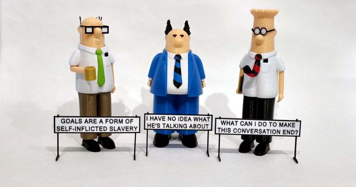Dilbert Quotes par reddadsteve | Téléchargez gratuitement un modèle STL ...