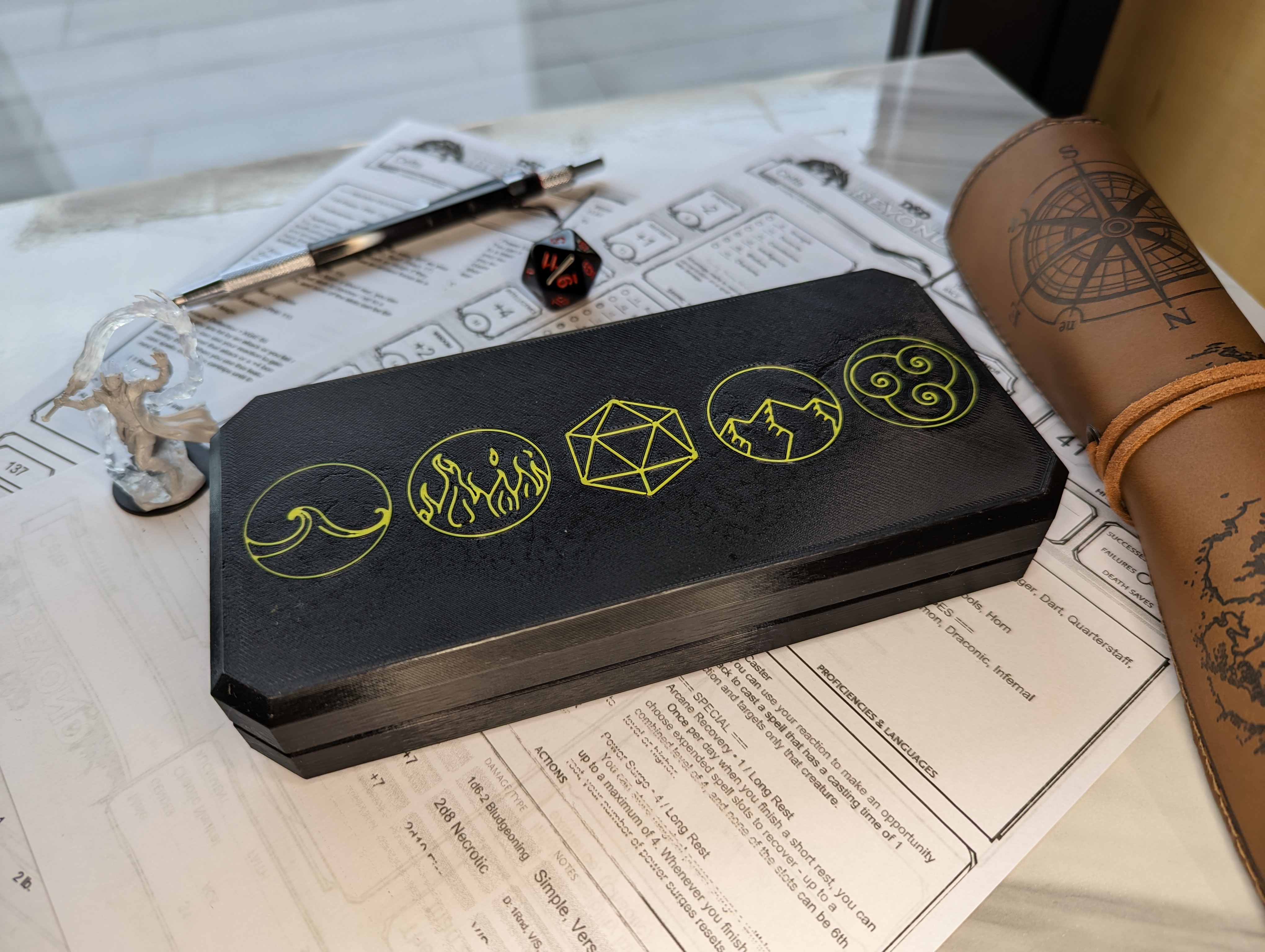 Every Day Dice Carry Box Elements (Multi-material)