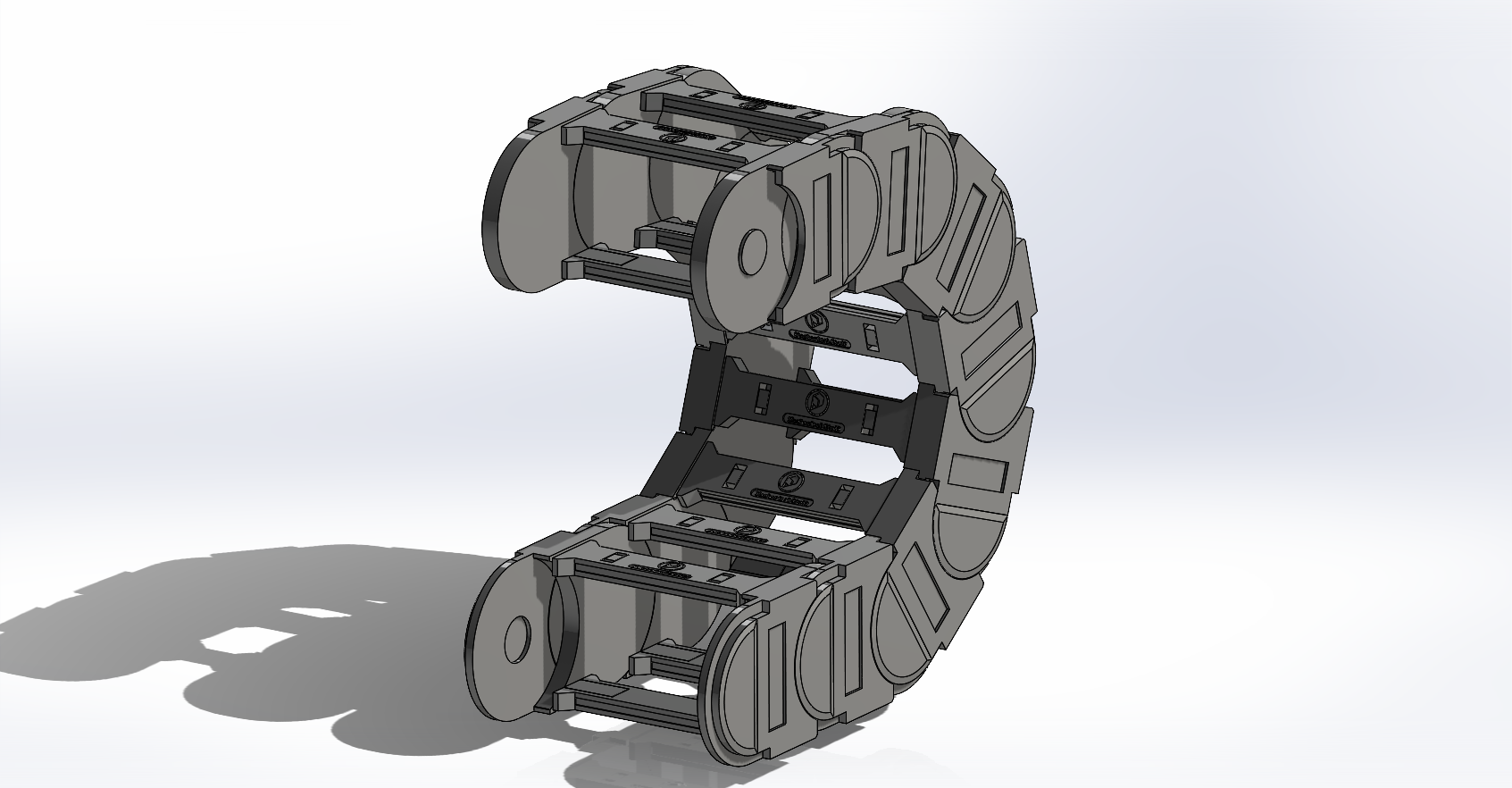 Different ways to secure cable tracks (cable carriers) to machinery