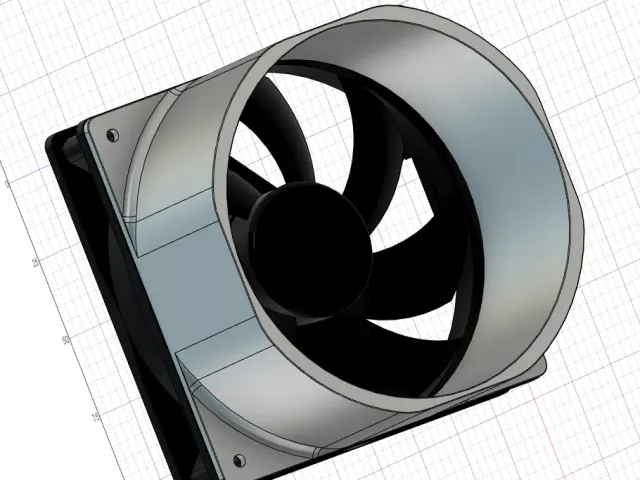 Lian Li O11 XL - 120mm Fan Duct