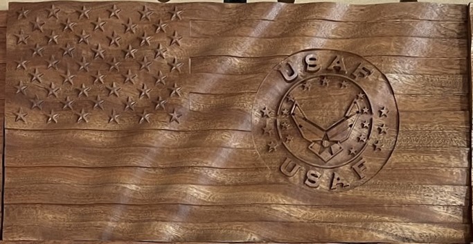 USAF Flag & Puck