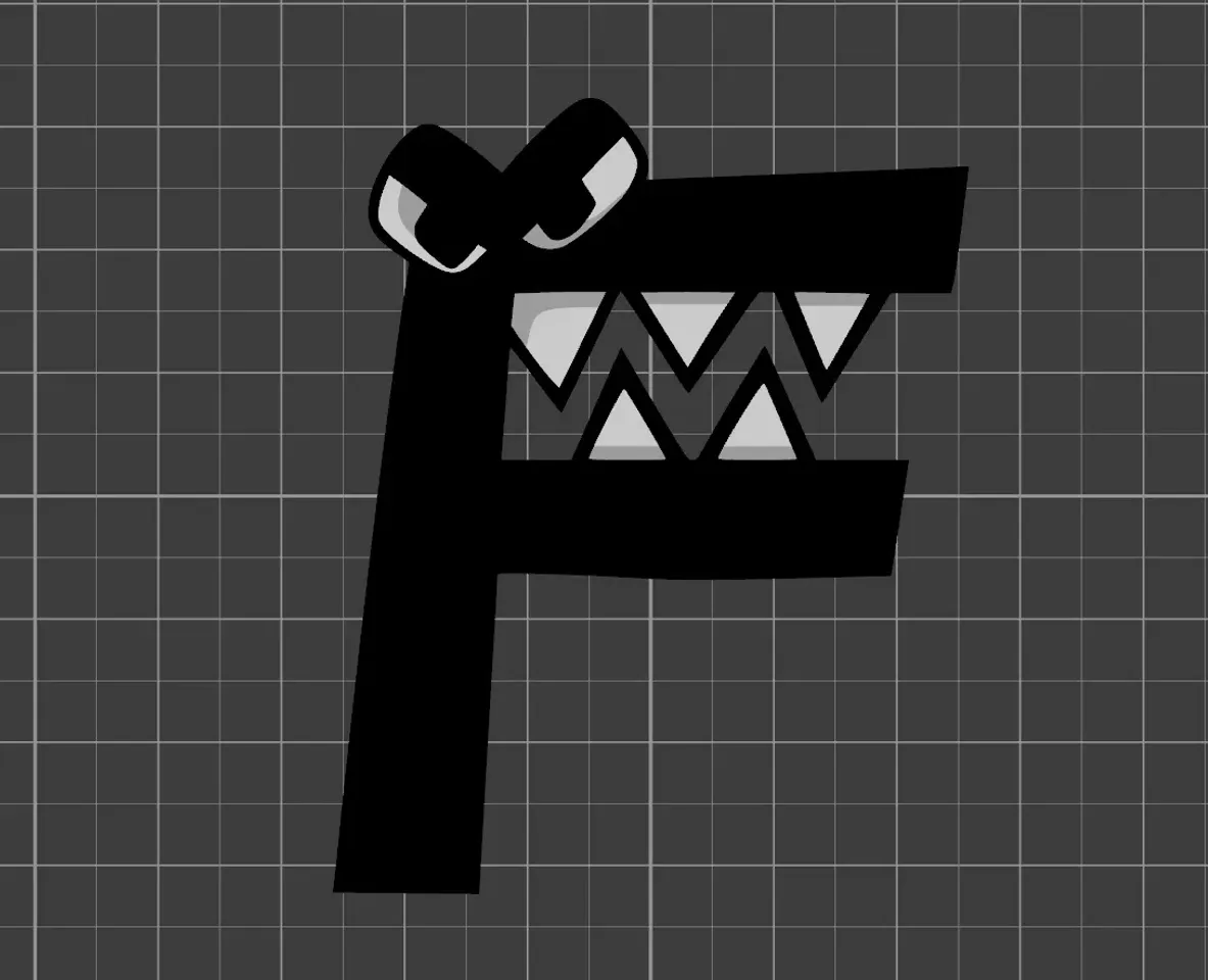 F From Alphabet Lore - Download Free 3D model by Drakonas15