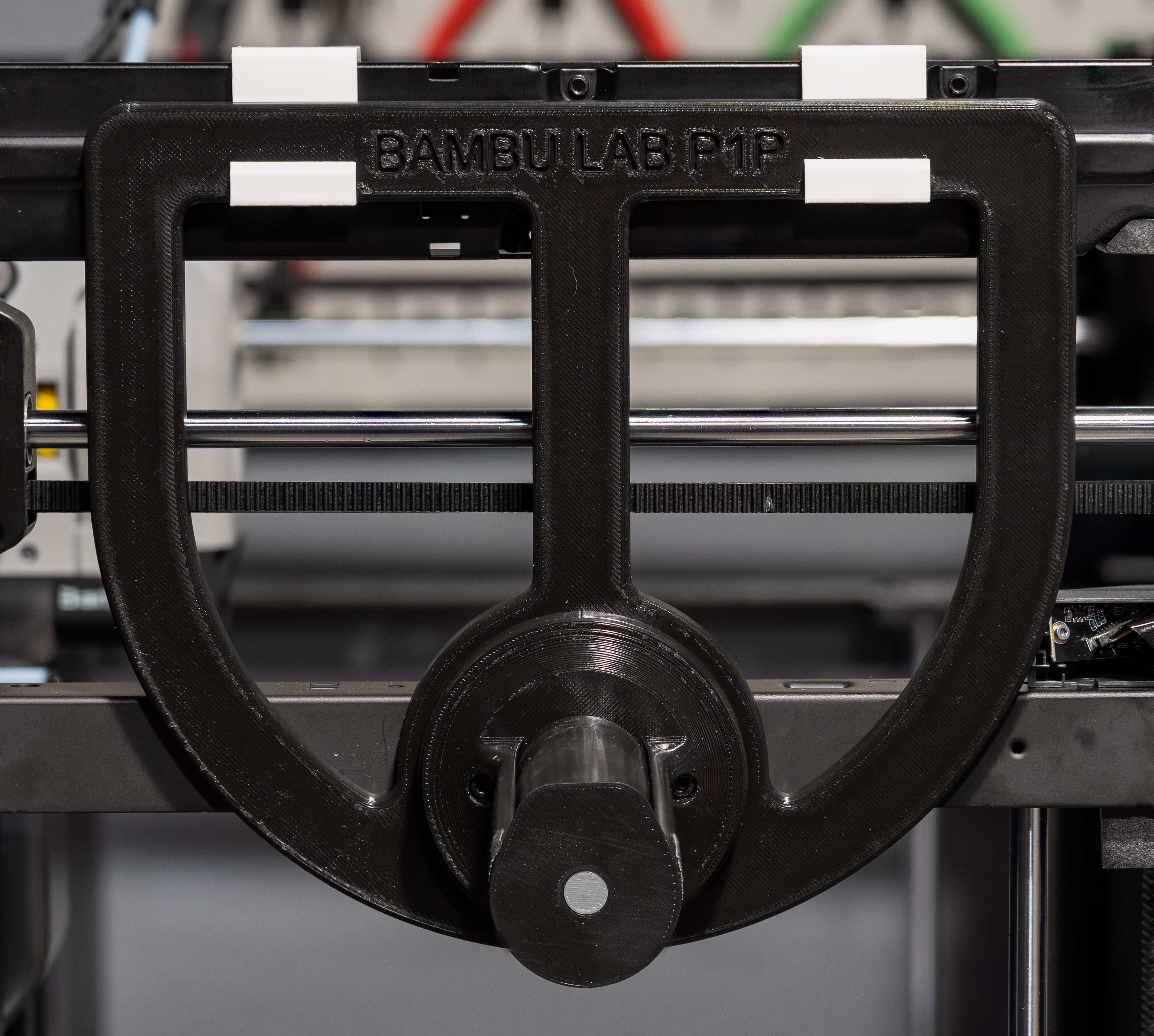 Bambu Lab P1P Side Mounted Spool Holder (Remix)