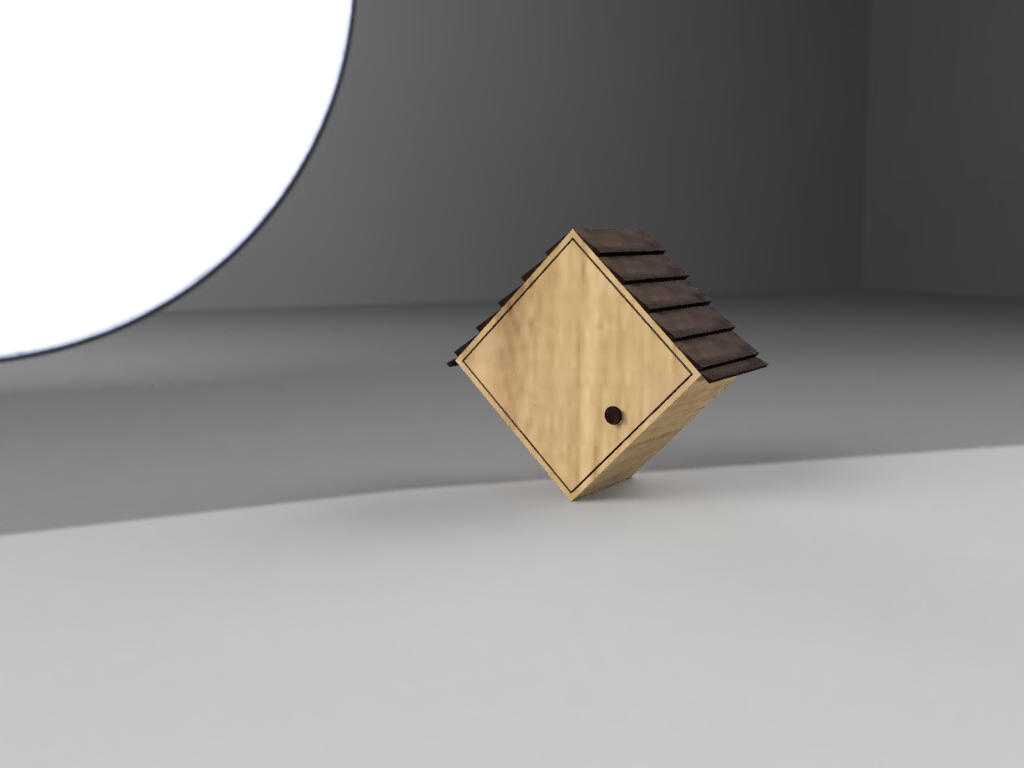 Miniatura 2 do modelo 3D tree Bird house