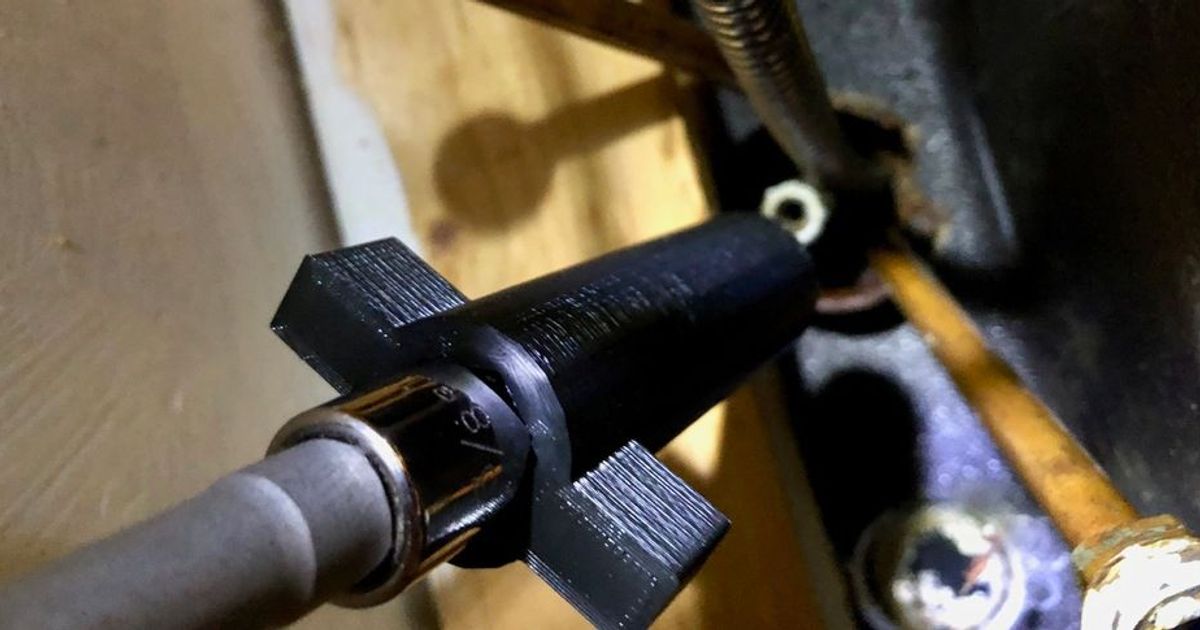 Moen Faucet Tool by n8foo Download free STL model