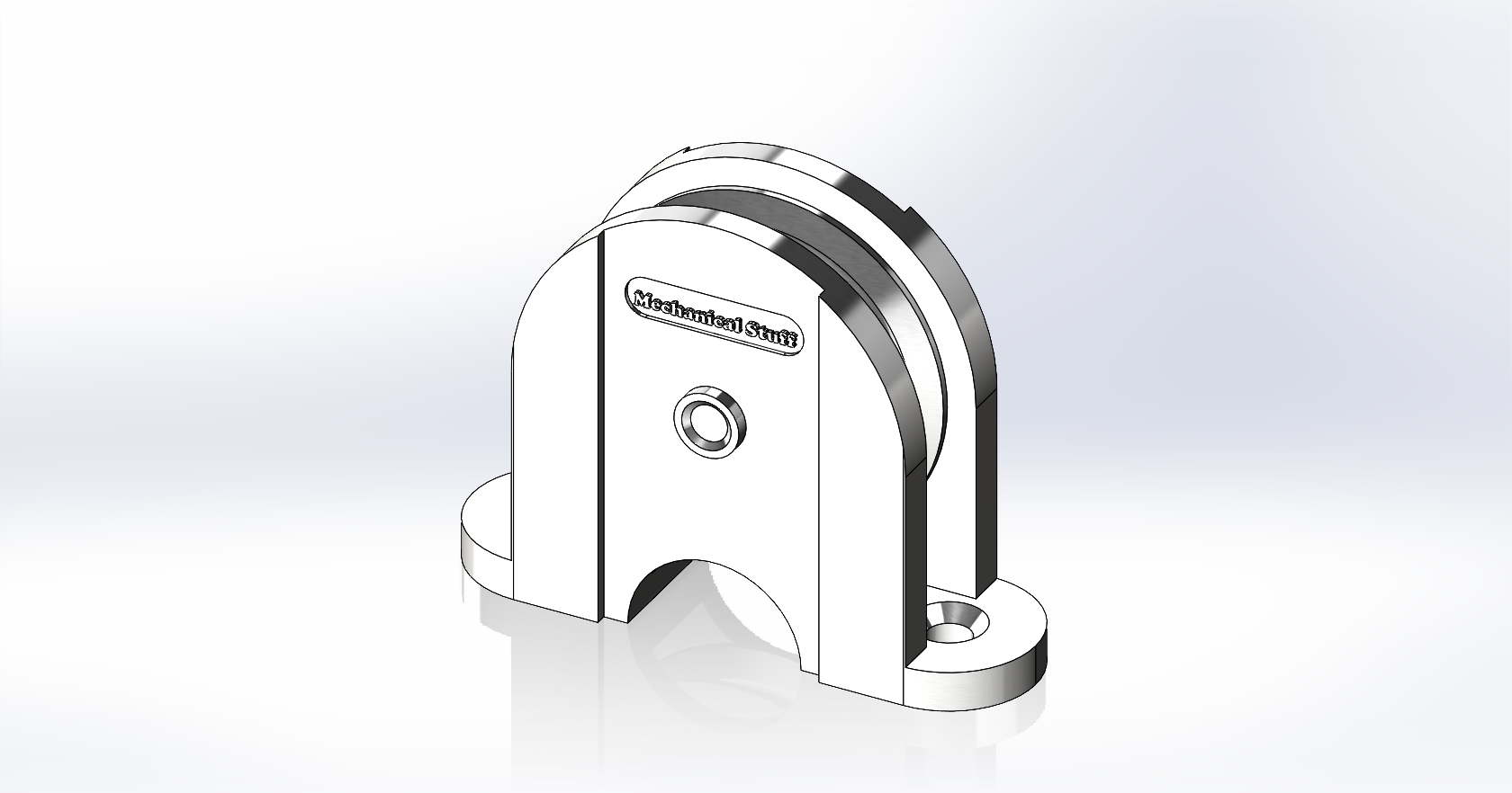 Mounted Pulleys by Mechanical Stuff Download free STL model