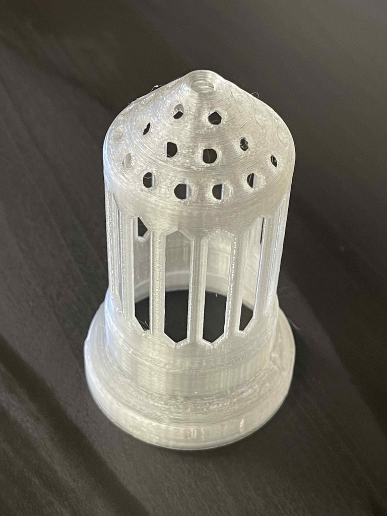 Two Piece Jiffy Plant Holder for Modular Hydroponic Tower