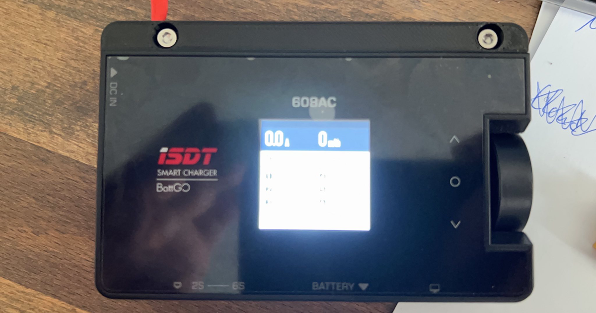 ISDT 608AC - Power Adapter by Bddha | Download free STL model ...