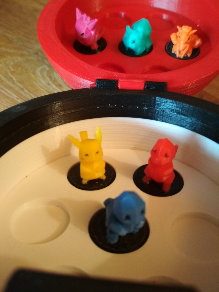 Pokeball to store PokéPawns: generic-use pokemon game pieces