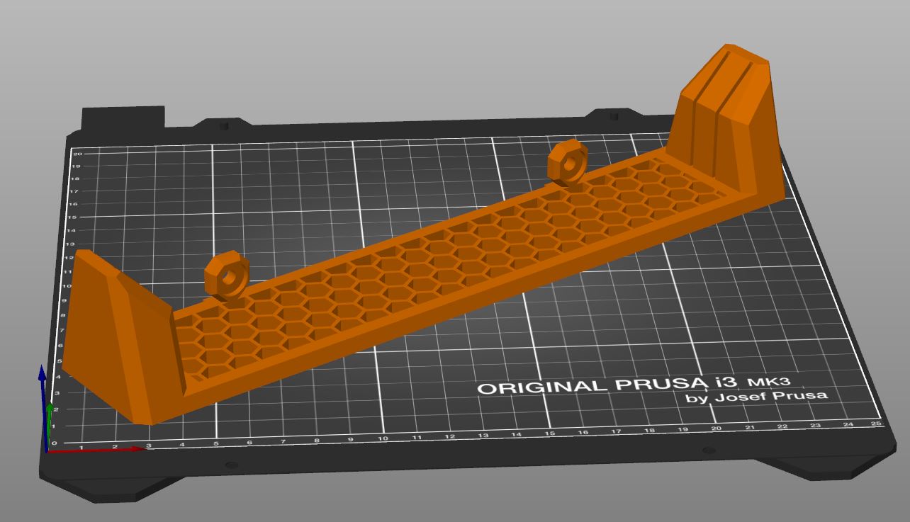 Prusa Steel Sheet Holder 3D model thumbnail