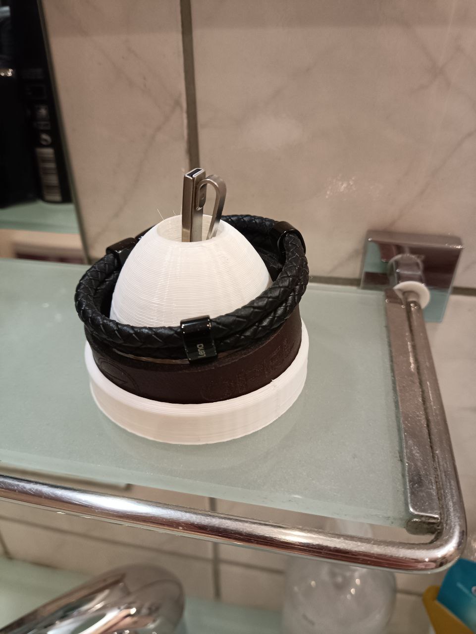 Krawatten Nadel Armband Halter Tie Pin Bracelet Holder by Johination