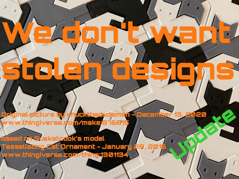 We don't want stolen designs