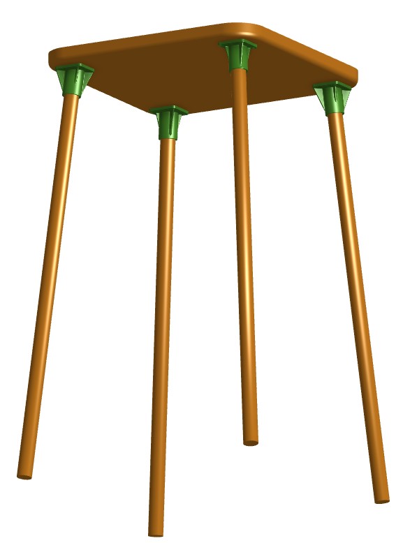 Table Leg Holder by Norm Download free STL model