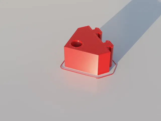 Simple Z axis stabilizer rail mounted