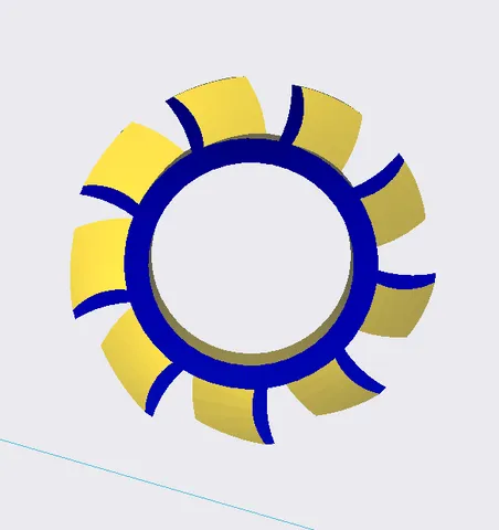 35mm replacement fan blade