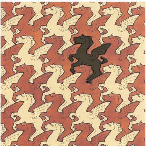 Escher's Pegasus Tessellation