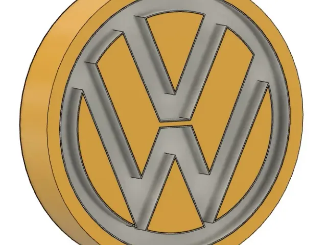 VW LED logo