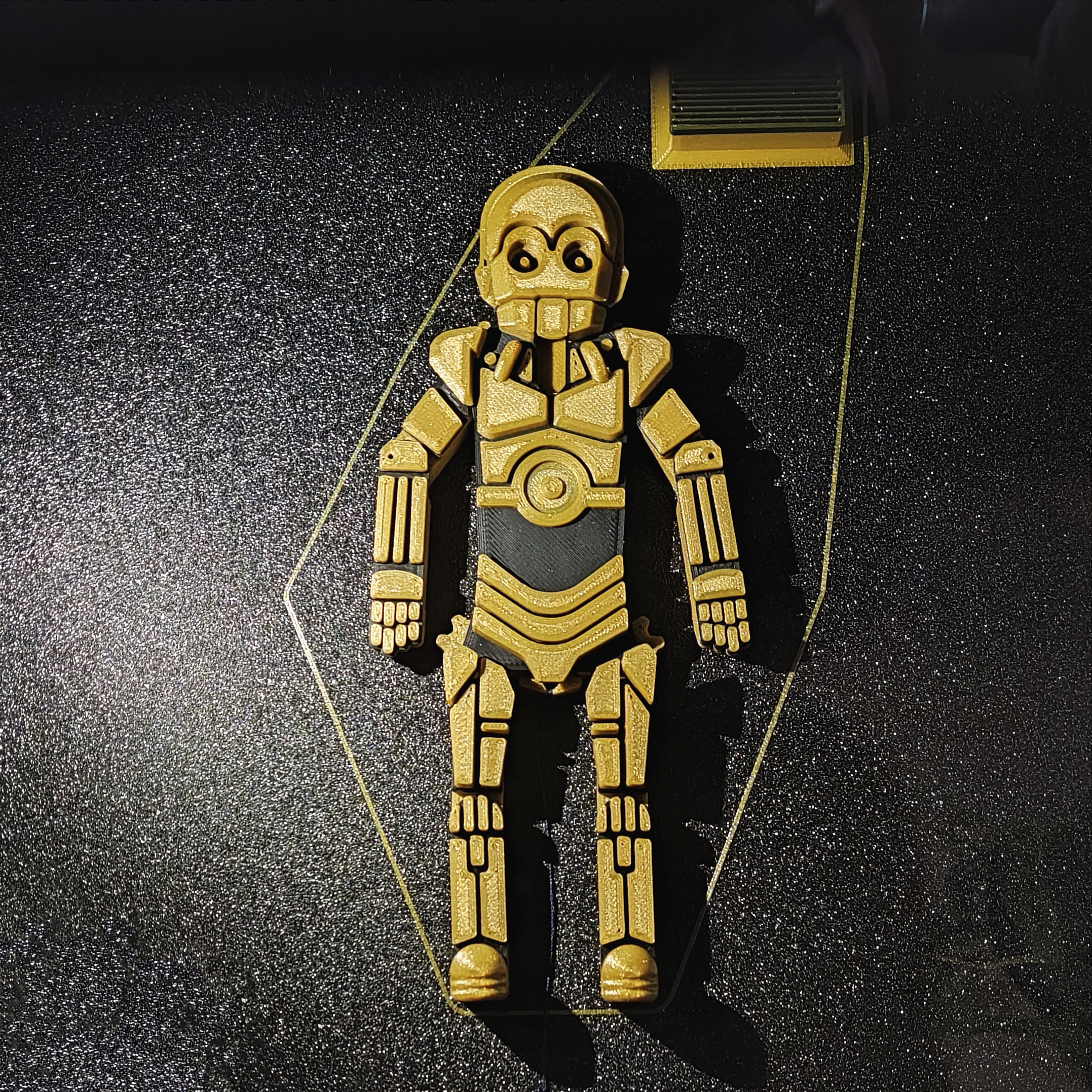 Miniatura 2 do modelo 3D C3PO Pull-String Style Ornament