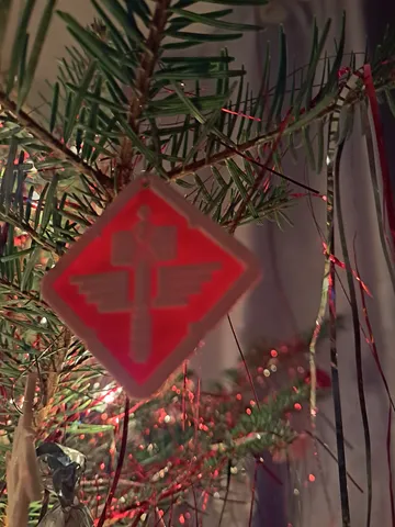 Manowar Christmas ornament