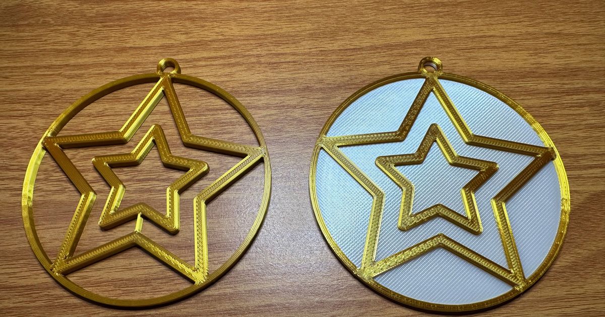 Christmas Tree Star in a bauble with background (Christmas tree