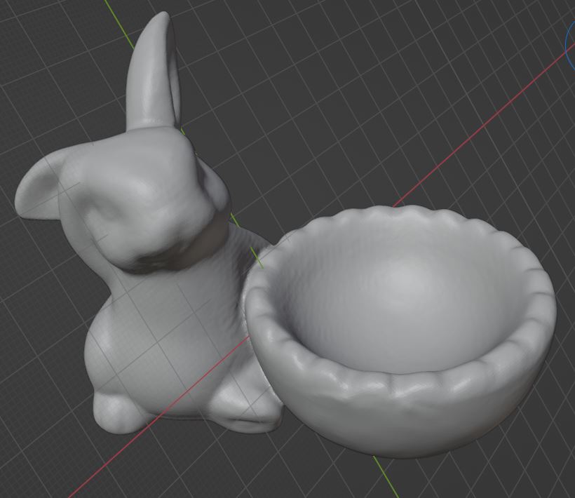 Bunny with basket