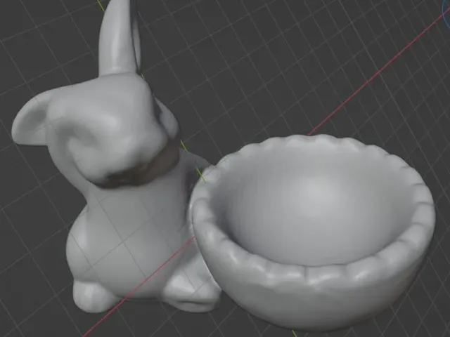 Bunny with basket