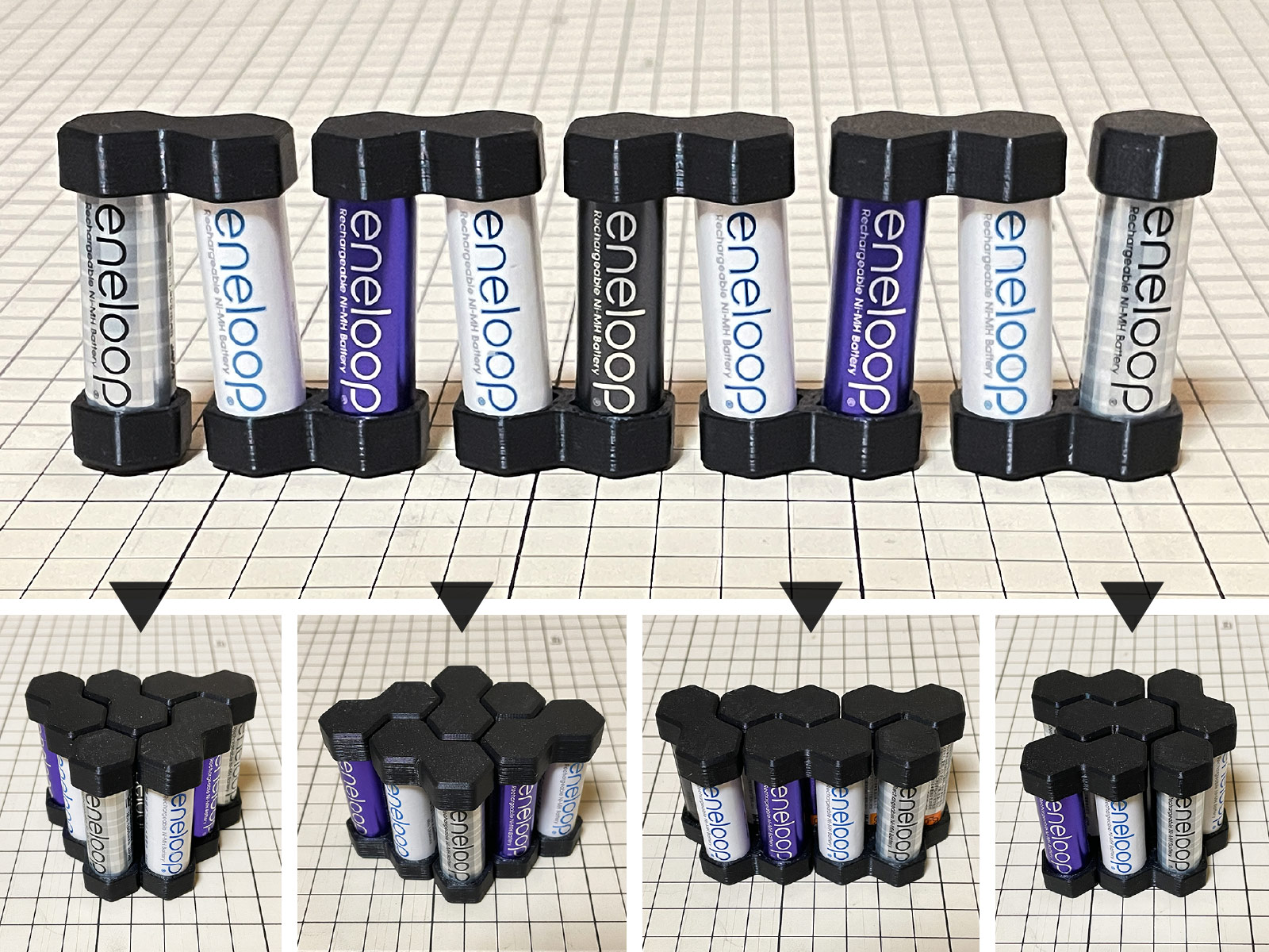 Miniatura 2 do modelo 3D Tessellating Battery Cap