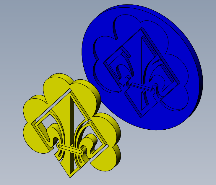 Miniatura 2 do modelo 3D BdP Magnetic Button