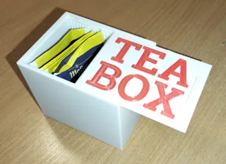 Archivo STL Tea Box. Caja de te e infusiones. 🫖・Modelo de impresión 3D  para descargar・Cults