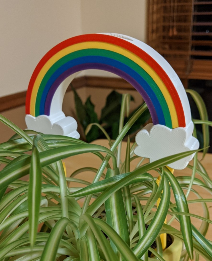 Rainbow for plants