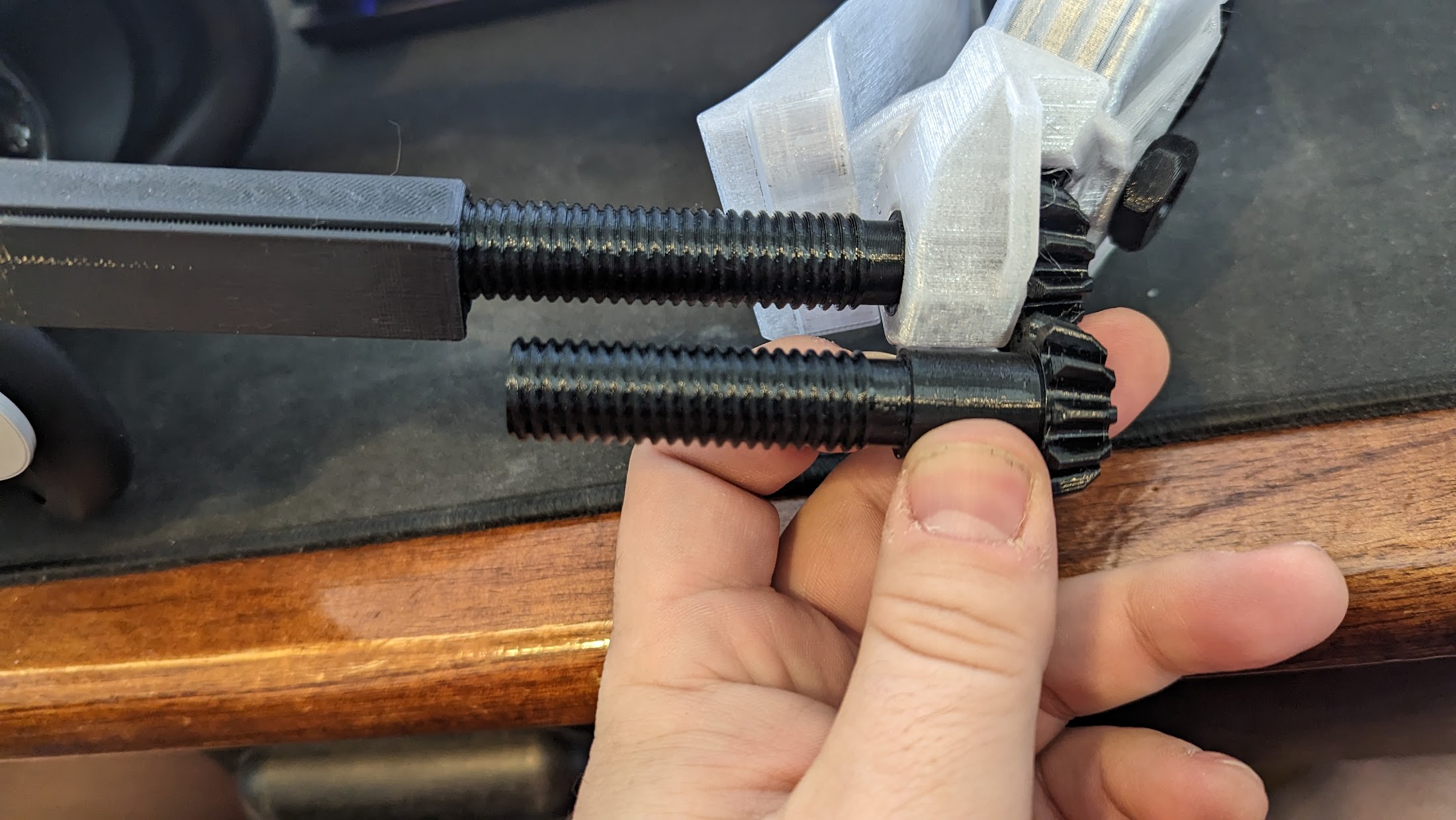Longer Screw Gears for the GearHead Q2 Strap
