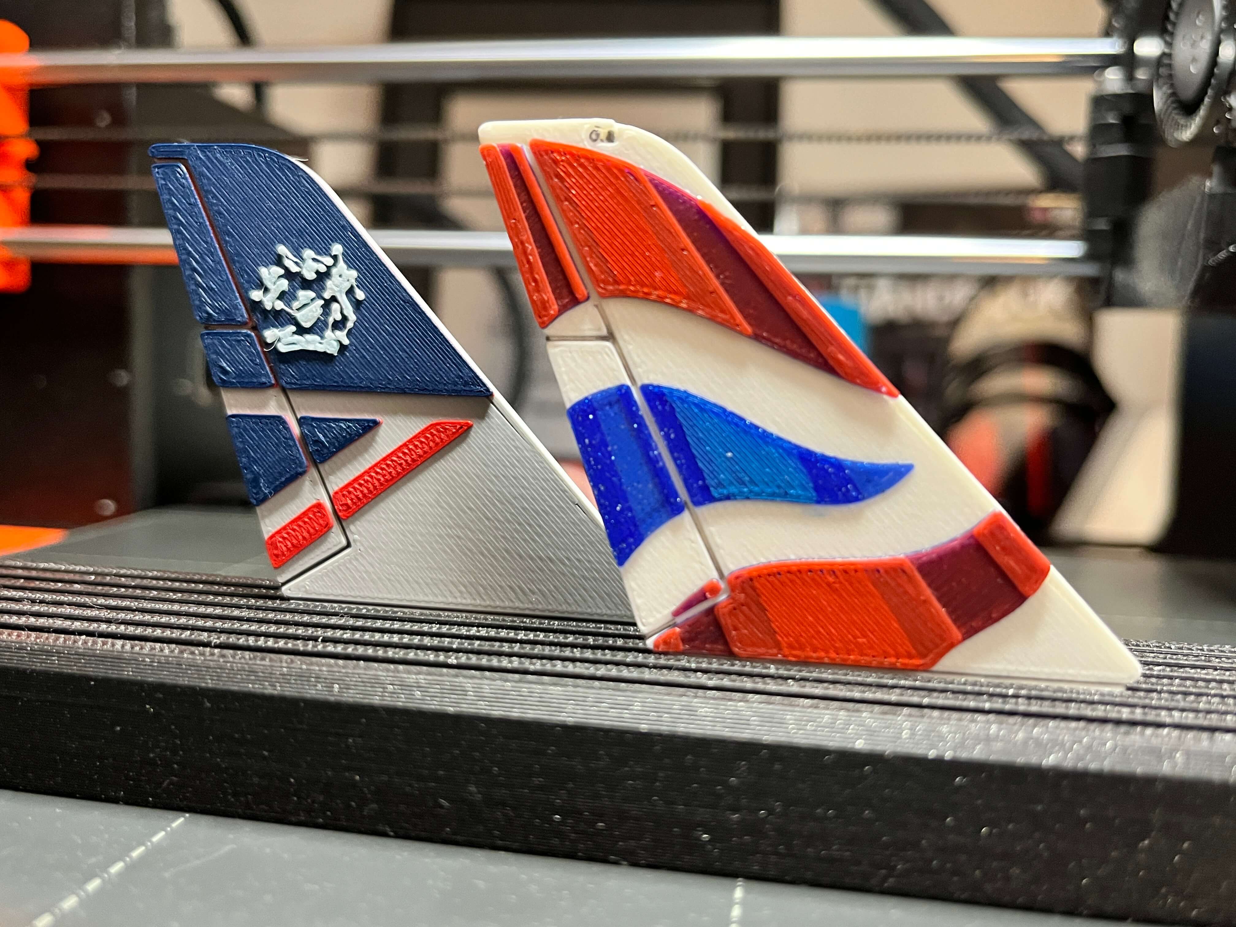 British Airways - Airplane Tail coaster, keychain