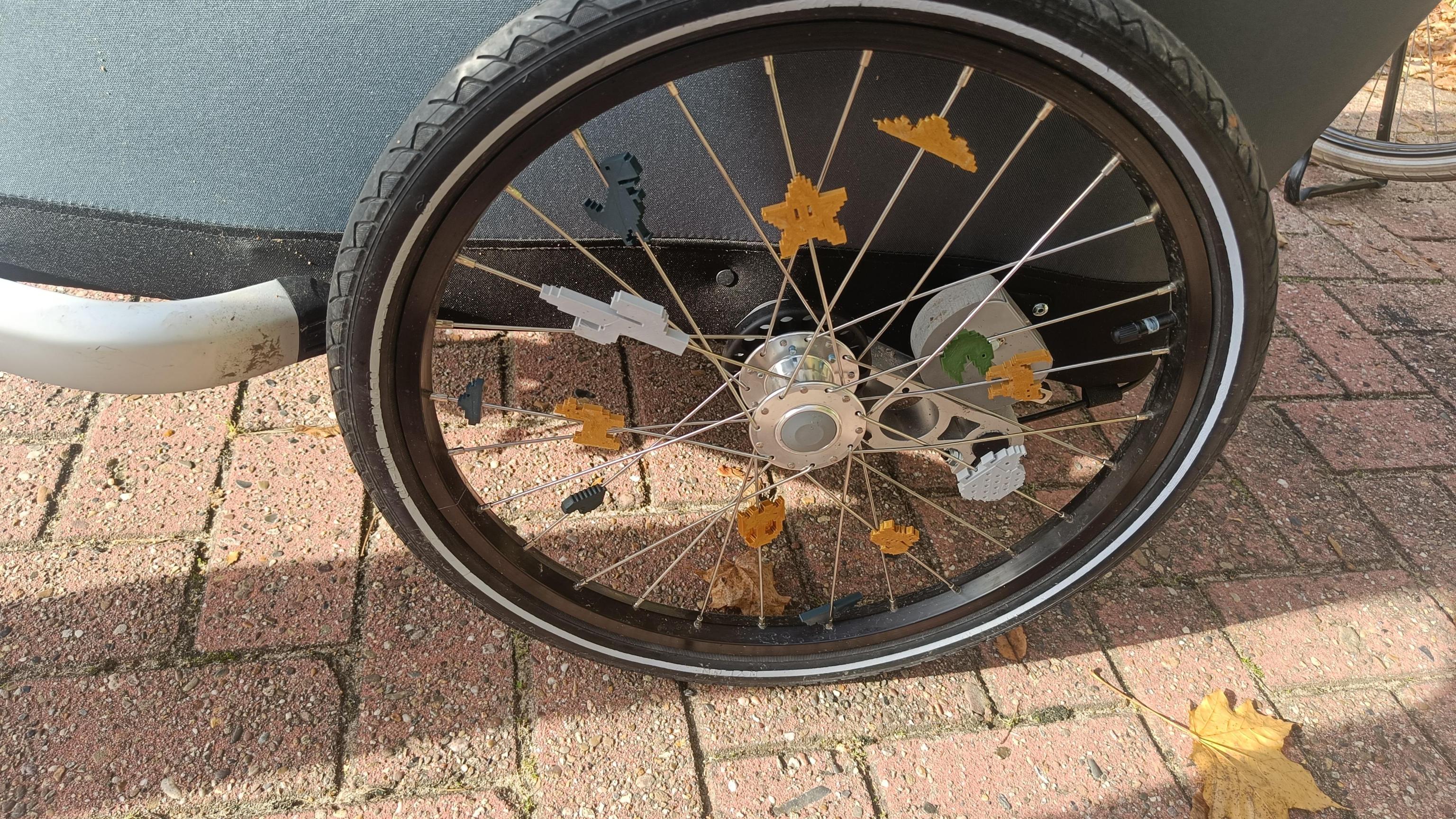 Bicycle spoke decoration beads REMIX