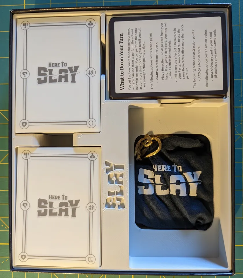 Here to Slay Box Insert by Johnny_Tsunami, Download free STL model