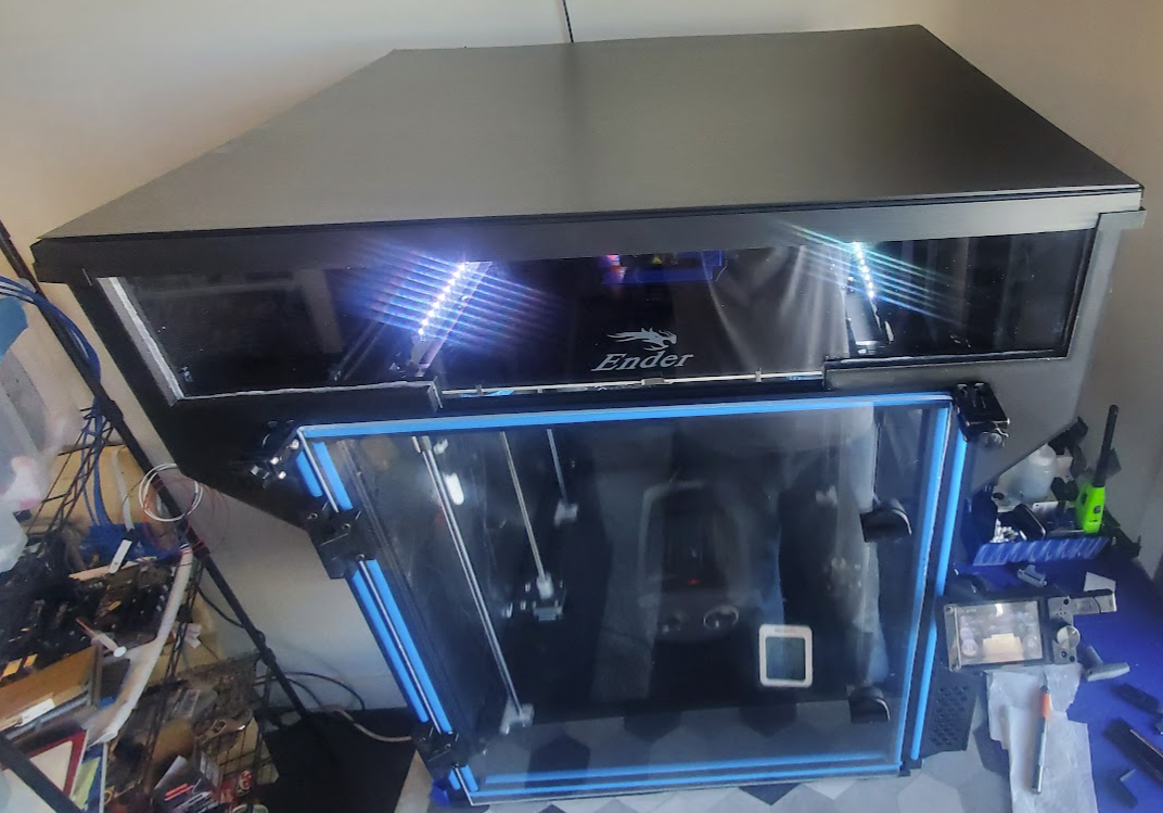 Miniatura 4 do modelo 3D Ender 5 plus enclosure brackets