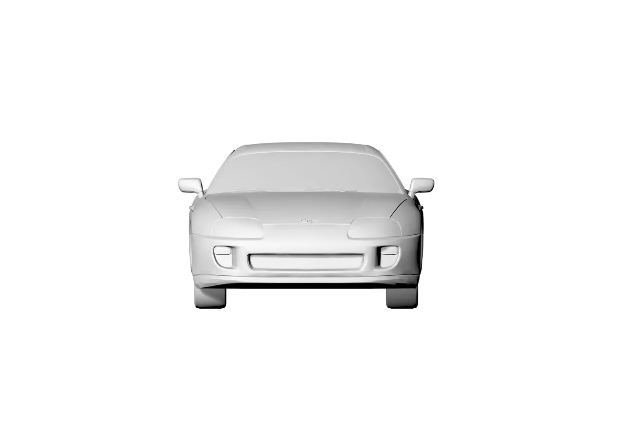 STL file Toyota Supra Mk4 Wall Art 🚗・3D print design to download