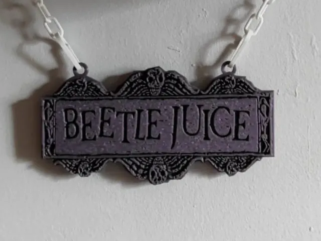 Beetlejuice plaque