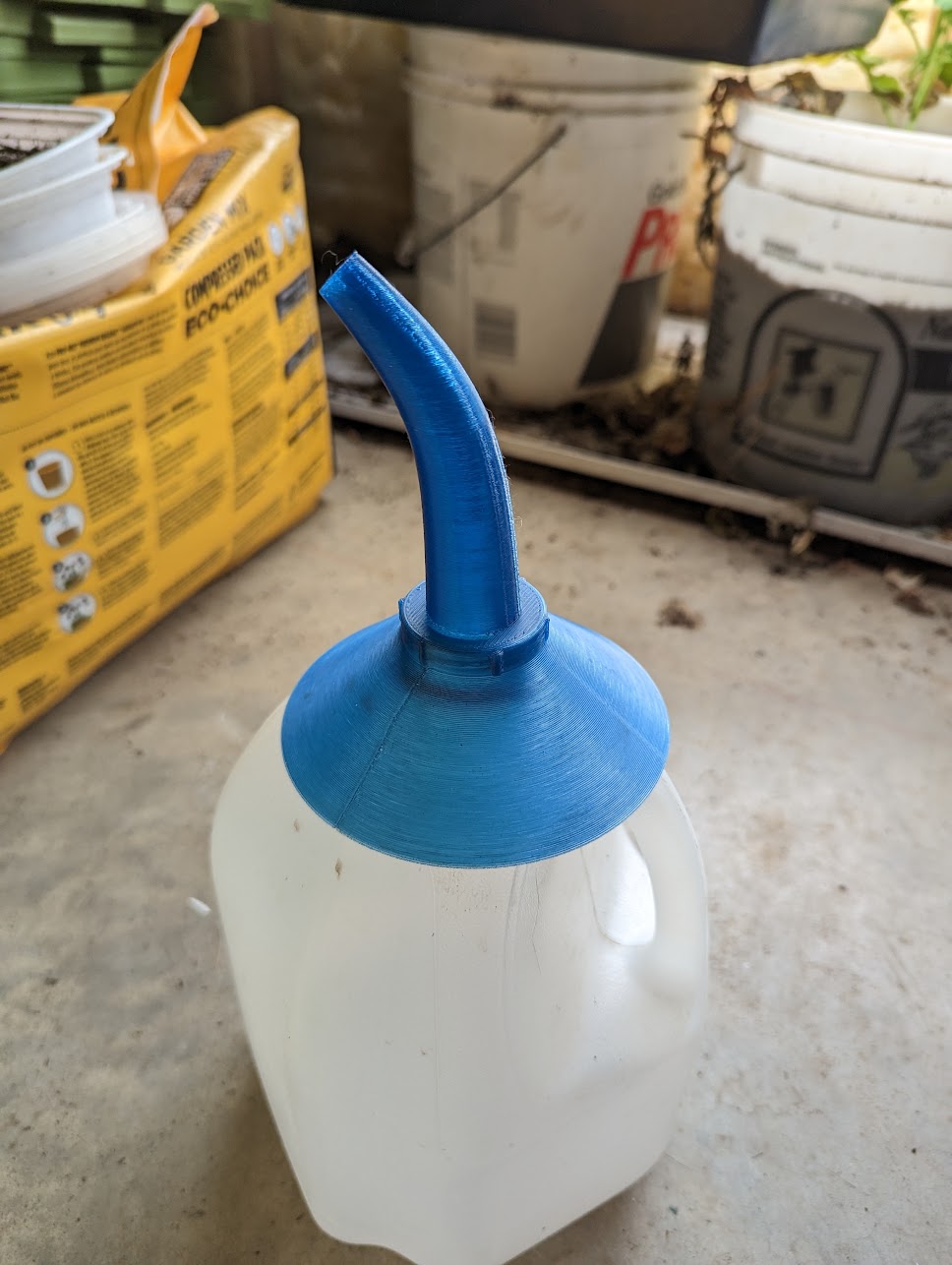 US Milk Jug Pour Spout and Funnel in One by tommck Download free STL