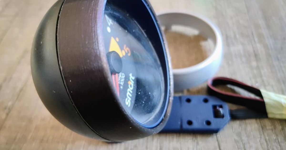 Smart Fortwo Speedometer Clock by pemlik Download free STL model