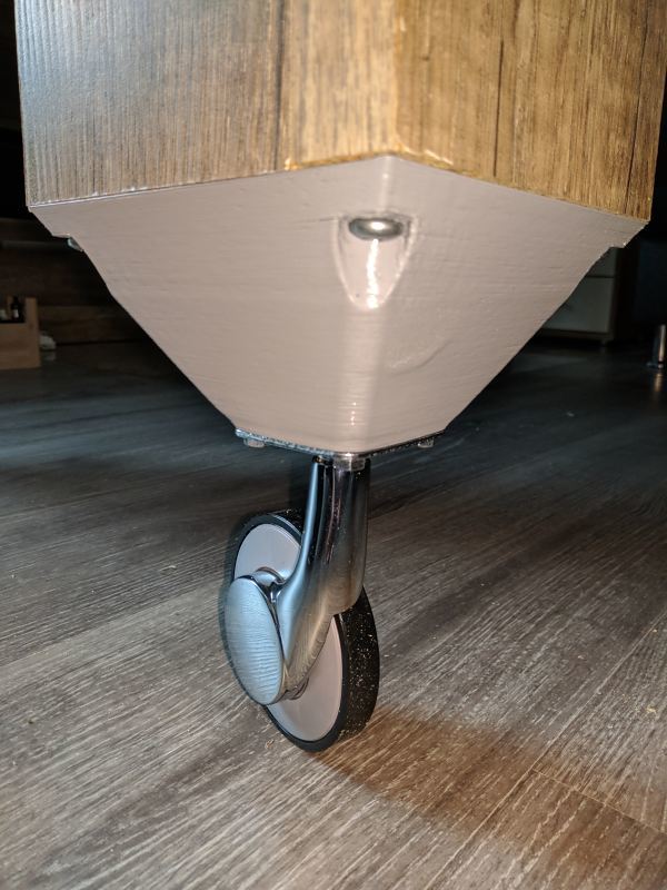 table legs wheels by pemlik Download free STL model