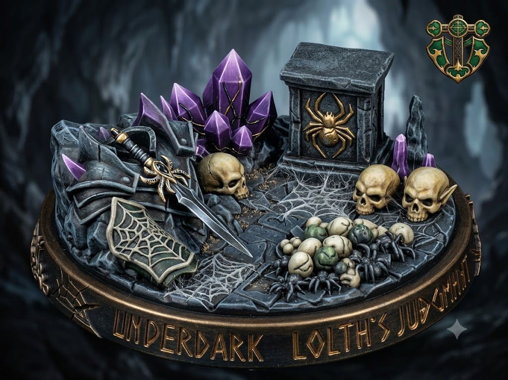 Underdark Drow Miniature Base