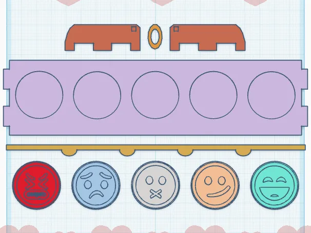 Mood Slider w/ Interchangeable Expressions